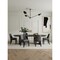 Manhattan Comfort Gansevoort Faux Leather Dining Chair in Pebble Grey - Set of 4 2-DC051-PE - alternate 2